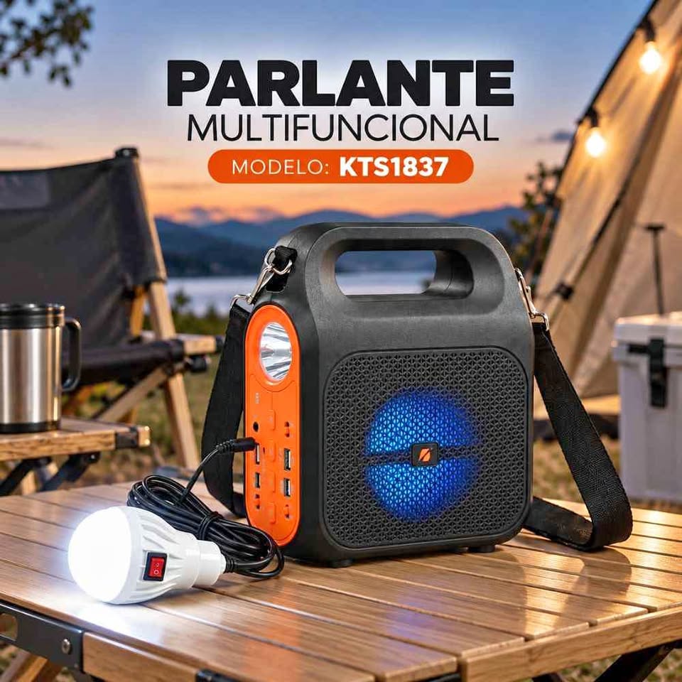 Estación solar y parlante KTS-1837 de Chamil